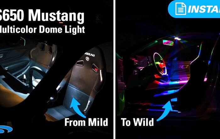 Multicolor Dome Light: Add Interior Color without Losing Your Factory Function!