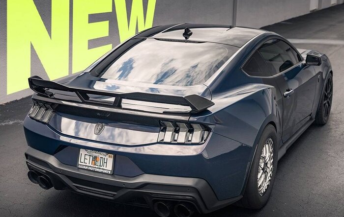 DX Carbon Fiber Dark Horse Spoiler w/ Gurney Flap!!