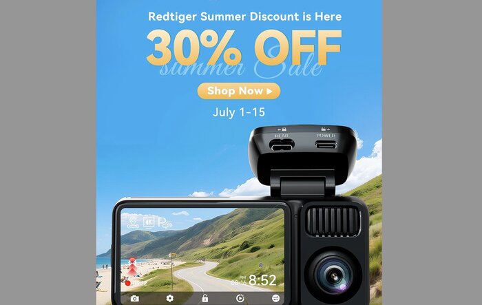 How Do You Spend July 4th Weekend? Redtiger Dash Cam Big Sale Starts Now!