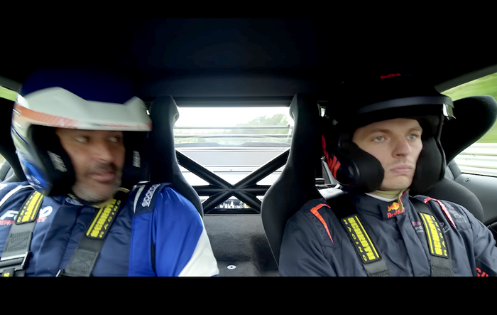 Watch Max Verstappen and Chris Harris drive the Mustang GTD!