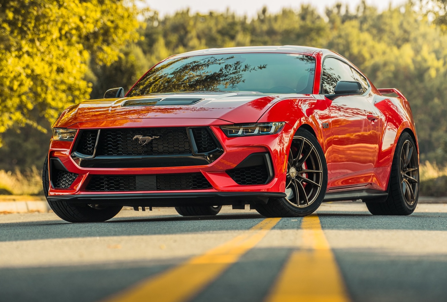 Bronze Velgen VF5 Installed on my Race Red S650 GT | Mustang7G - 2024 ...