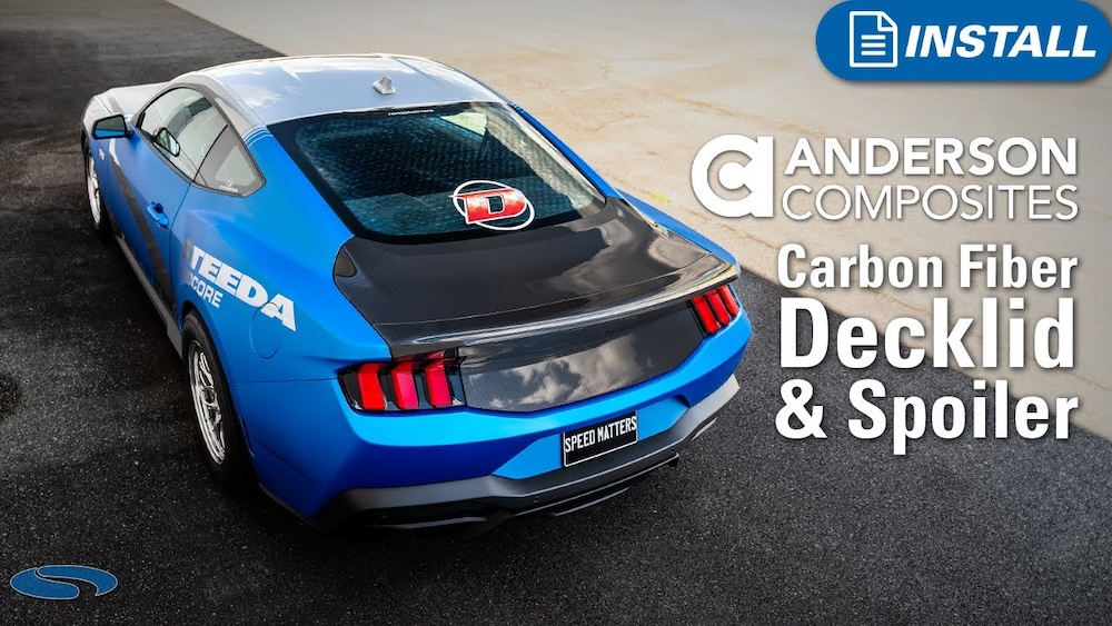 Installing a Carbon Fiber Decklid & Spoiler (Anderson Composites) on